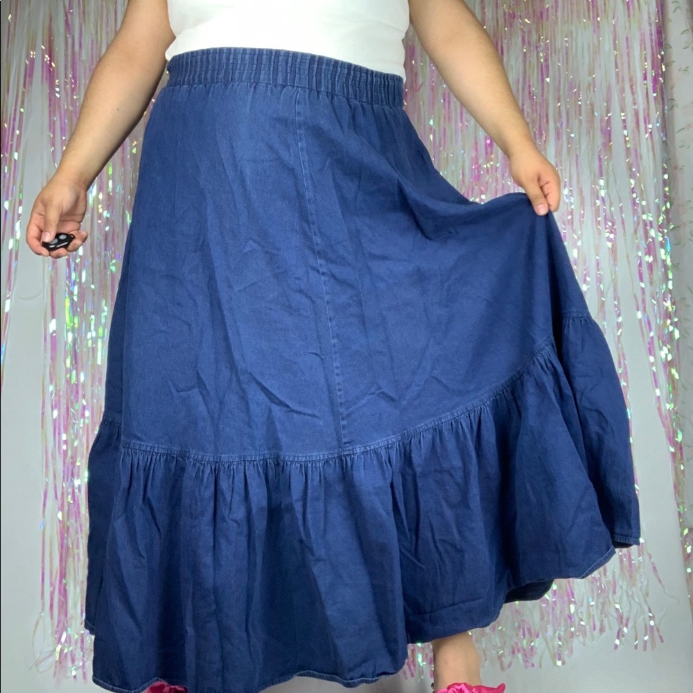 Denim Skirt by Willowbend
